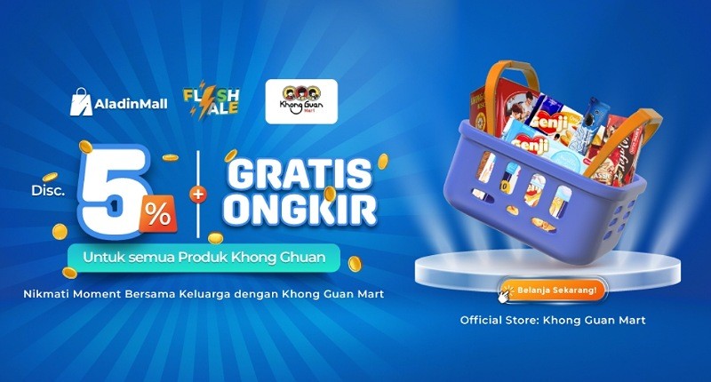 Nikmati Momen Bersama Keluarga dengan Khong Guan, Ada Diskon Spesial + Gratis Ongkir di AladinMall!