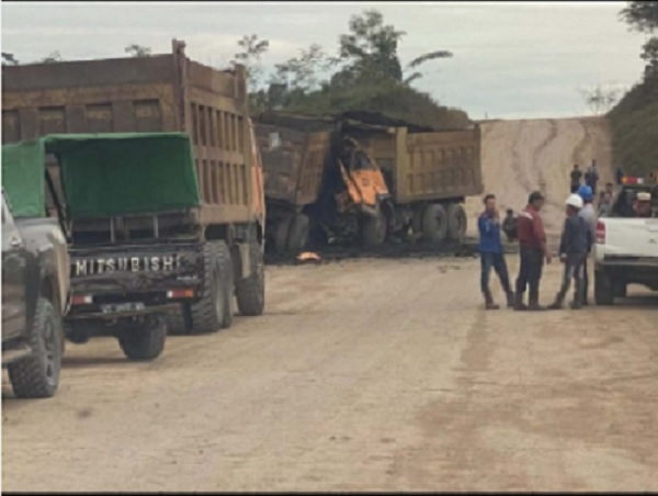 Kronologi 2 Truk Pengangkut Batu Bara Adu Banteng hingga Mengakibatkan 1 Orang Tewas