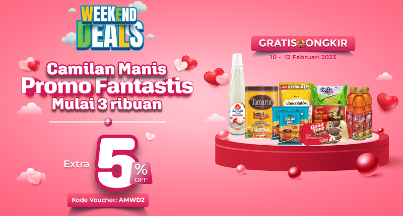 Camilan Manis Promo Fantastis, Mulai Rp3 Ribuan + Gratis Ongkir di AladinMall!