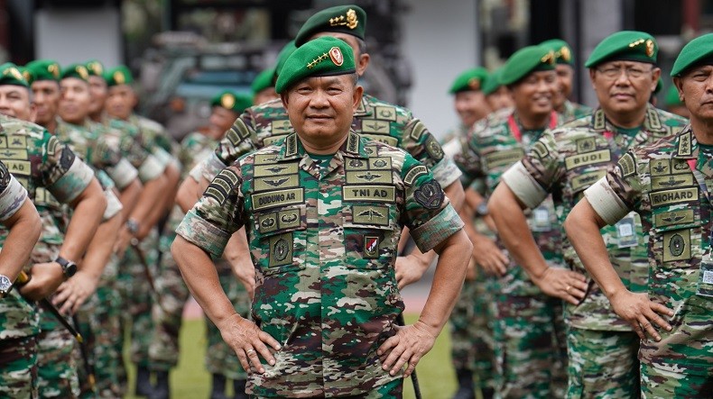 Jenderal Dudung Pastikan Prajurit TNI AD Kawal Pembangunan Nasional