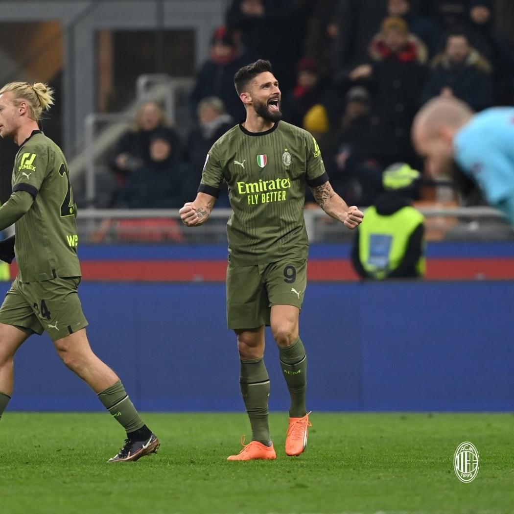 Hasil AC Milan Vs Torino: Giroud Jadi Pahlawan, Rossoneri Menang Tipis