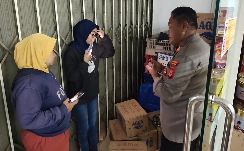 Minimarket di Bogor Dibobol Maling, Tabung Gas dan 5 Botol Air Mineral Raib