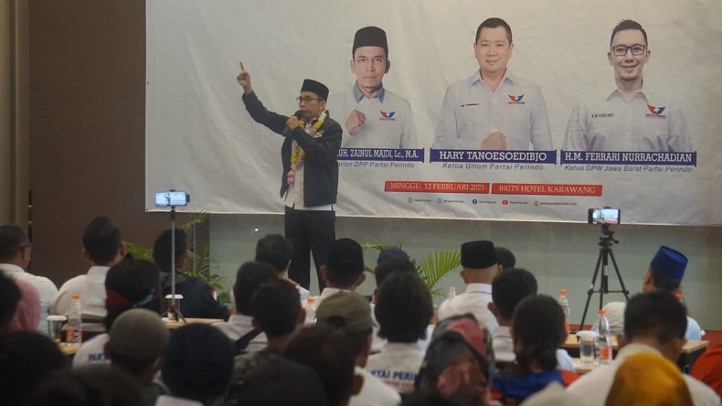 Konsolidasi Jawa Barat, TGB Serukan Maksimalkan Perjuangan Partai Perindo