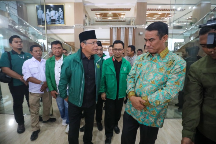 Persiapan Jelang Pemilu 2024, Mardiono Silaturahmi ke Tokoh Nasional di Makassar