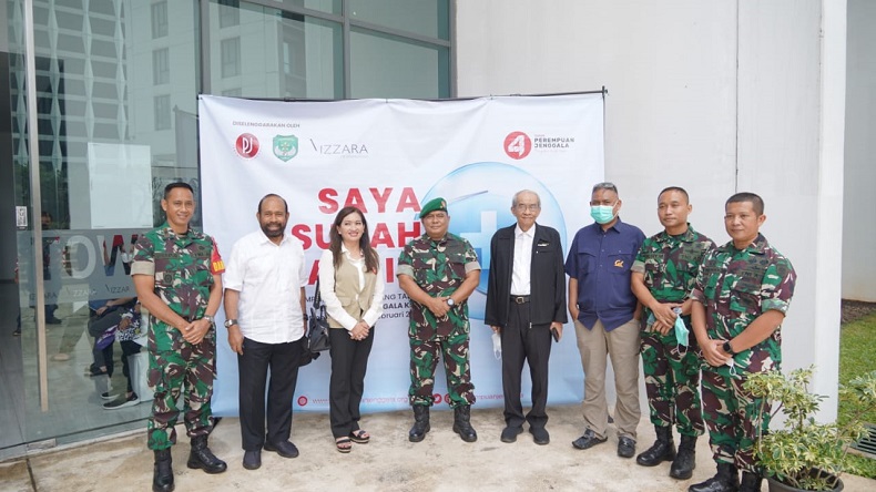 Gelar Vaksinasi Booster Kedua di Cilandak, Perempuan Jenggala: Antisipasi Varian Baru Covid-19