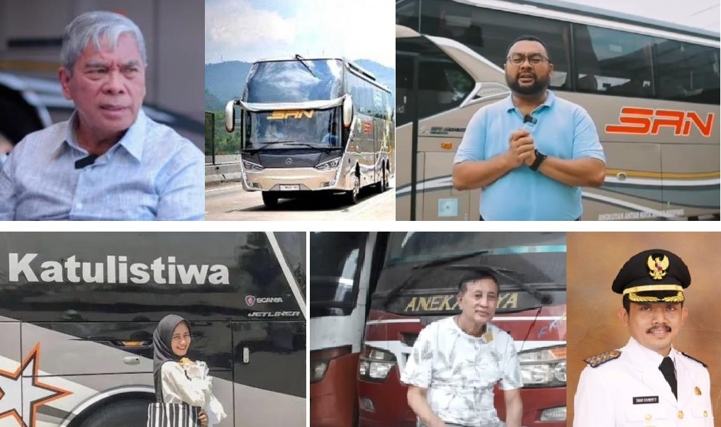 Deretan Pemilik PO Bus Hanya Lulusan SMA, Ada yang Jadi Ketua Pengusaha Otobus hingga Bupati