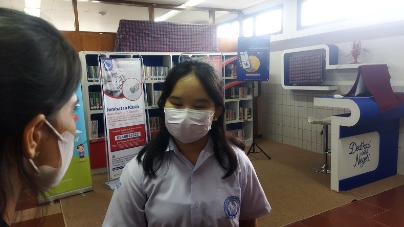 Berbagi Buku Bareng MNC Peduli, Ketua OSIS SMA Regina Pacis: Bukti Kasih Sayang 