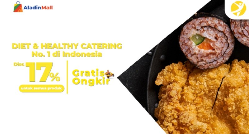 Pesan Diet Catering di AladinMall Aja, Ada Harga Super Hemat + Gratis Ongkir!