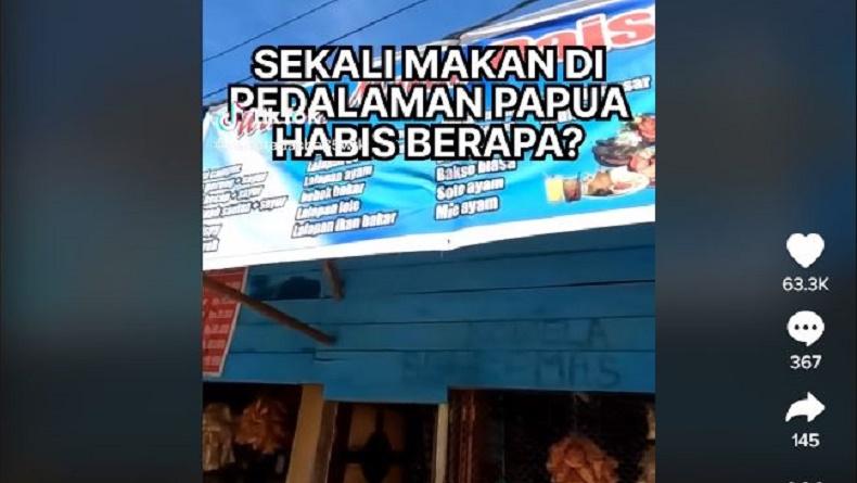 Sekali Makan Warteg di Pedalaman Papua Habis Berapa? Jangan Kaget Bayar Rp100.000