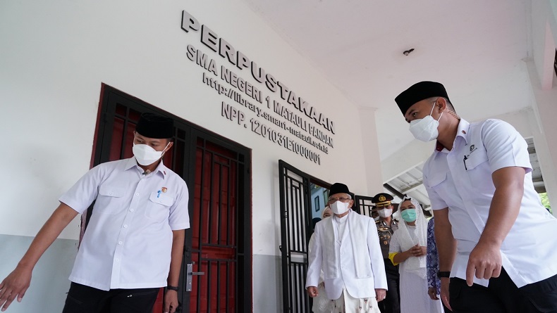 Kunker ke Sumut, Wapres Minta Jumlah Sekolah Unggulan Ditambah
