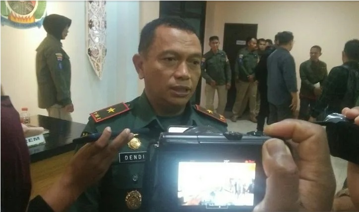 Danrem 091/ASN Perintahkan Anggota Tegur Warga yang Buang Sampah Sembarangan