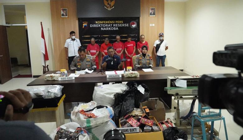  Ungkap 66 Kasus Narkoba dalam 46 Hari, Polda Jateng Tangkap 78 Tersangka