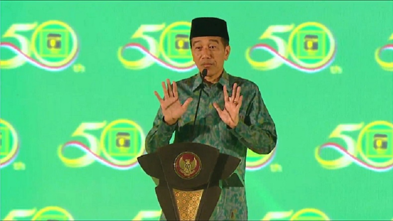 Jokowi Sebut Kandidat Capres Cawapres di Acara PPP, Ada Prabowo hingga Erick Thohir