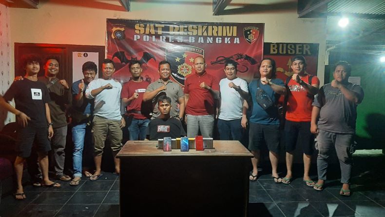 Mencuri di Bangka, Residivis Asal Sumsel Ditangkap Polisi