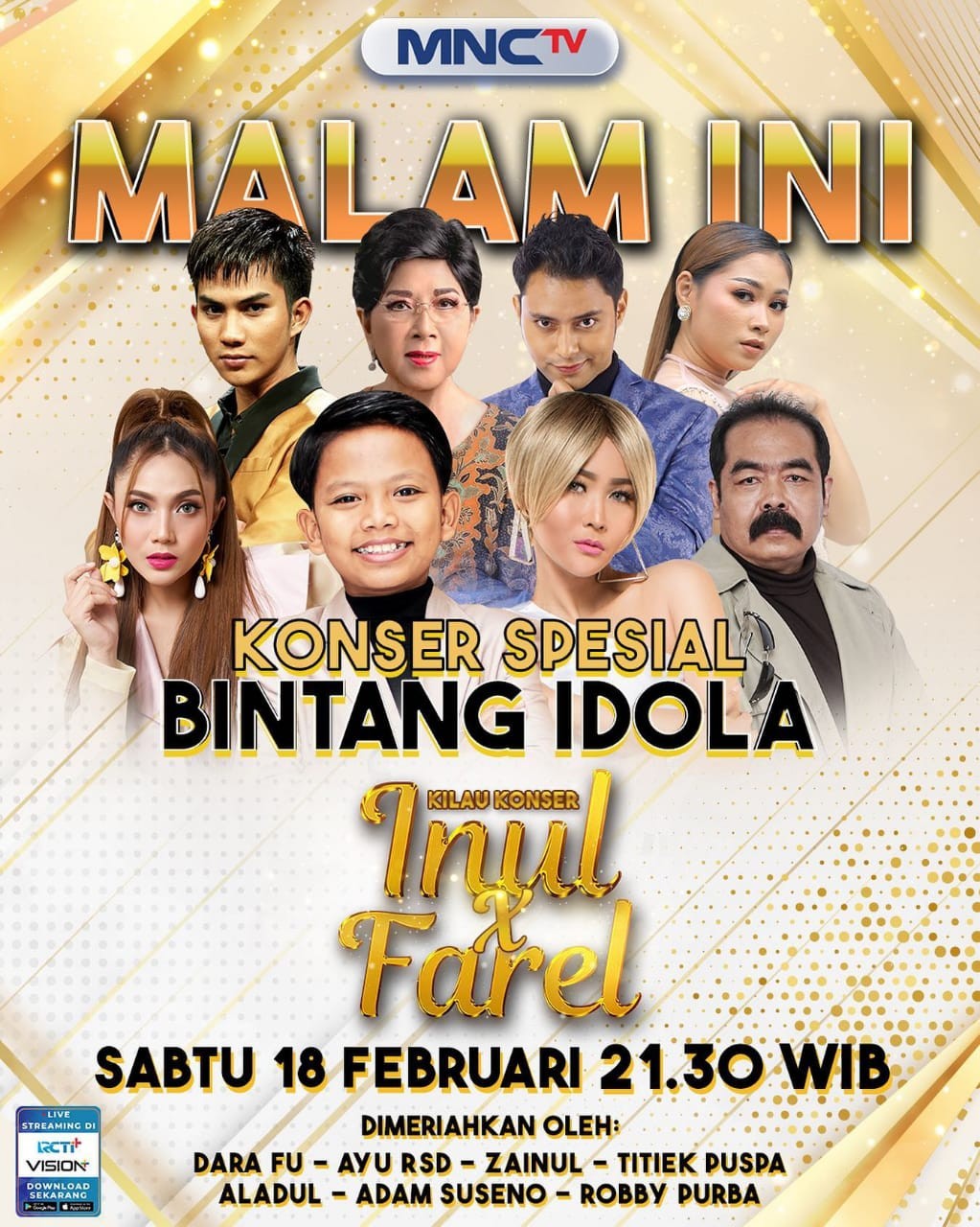 Inul Daratista dan Farel Prayoga Siap Goyangkan Kilau Konser Inul X Farel, Saksikan di MNCTV Malam Ini!