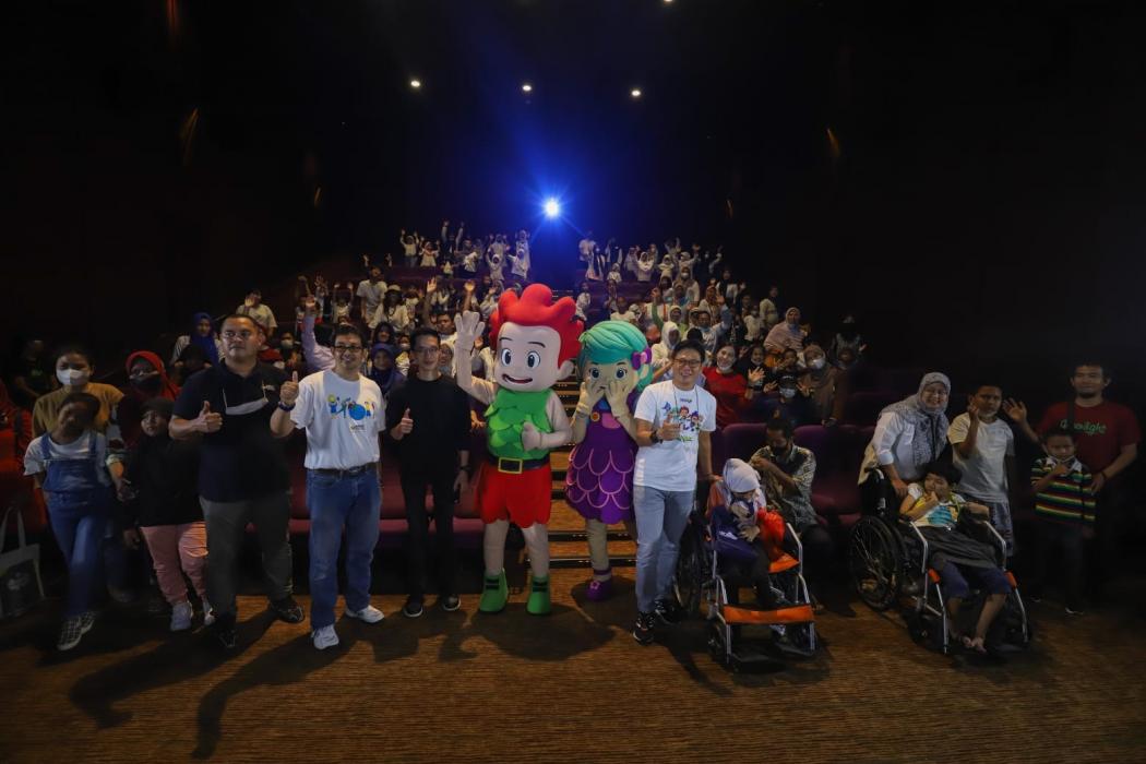 MNC Pictures dan MNC Peduli Gelar Nobar Film Kiko In The Deep Sea Bersama Anak-anak