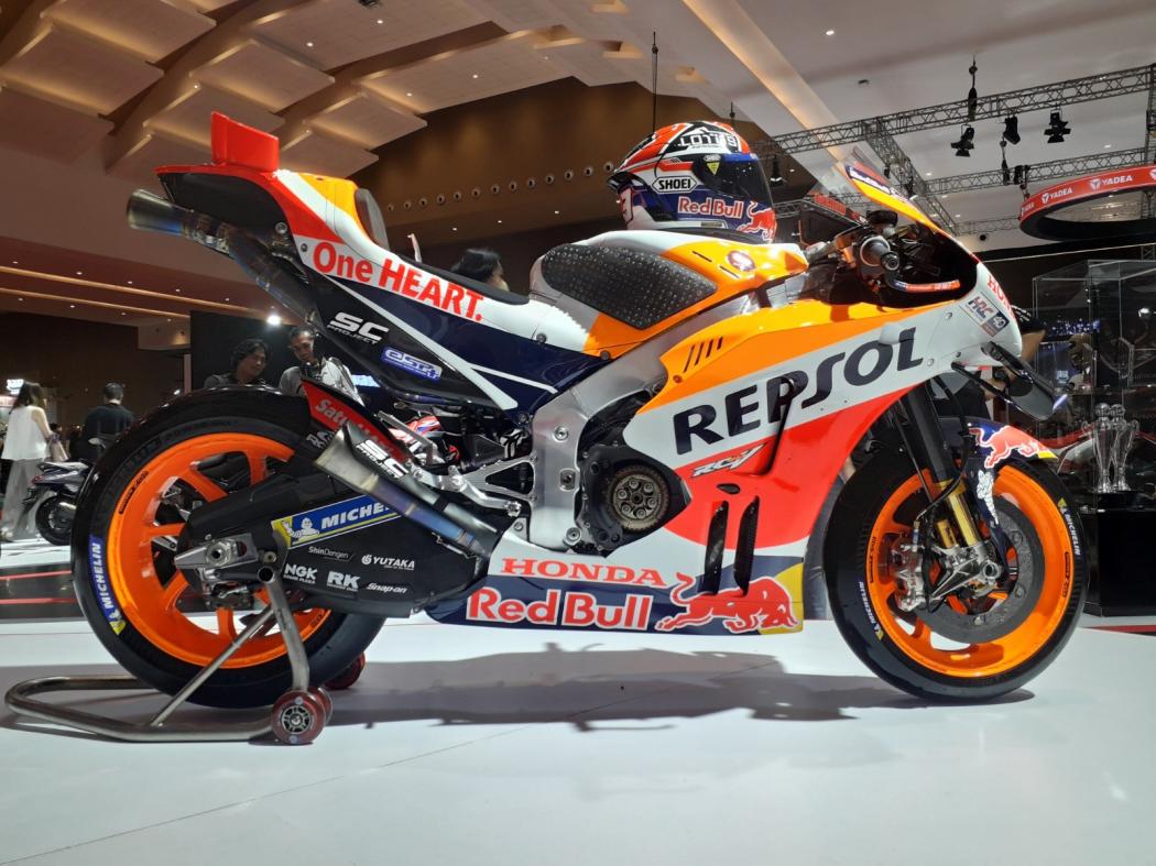 Bukan Replika, Motor Balap Asli Marc Marquez di MotoGP Mejeng di IIMS 2023