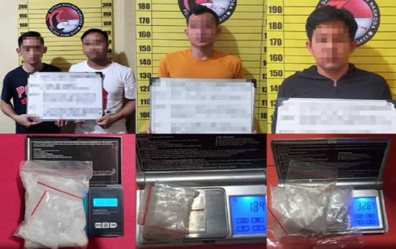 Kades di Bengkayang Jadi Bandar Narkoba, 3 Kurirnya Ditangkap di Kubu Raya 