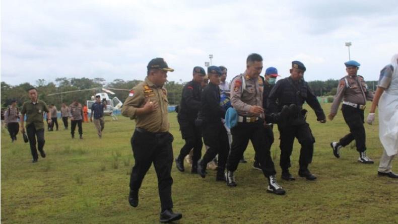 Cerita Evakuasi Rombongan Kapolda Jambi, sejak Pagi Helikopter 5 Kali Bolak-balik