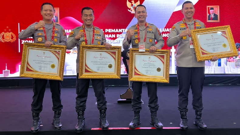 Beri Pelayanan Prima ke Masyarakat, Polrestabes Bandung Raih Penghargaan Kemenpan RB