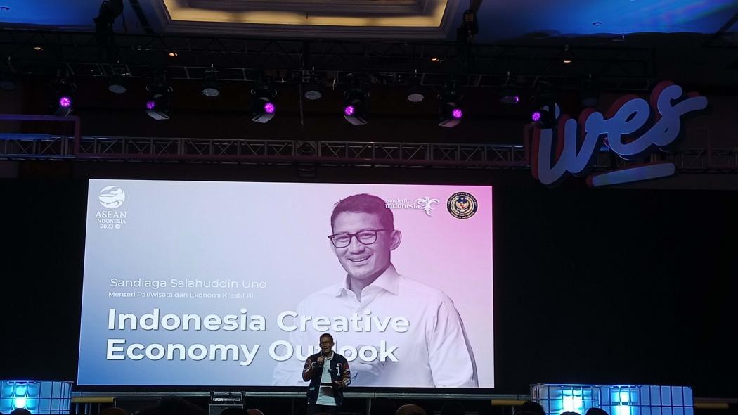 Hadir di IVES 2023, Sandiaga Uno: Perizinan Berbasis Elektronik akan Membantu Kebangkitan Ekonomi Kreatif