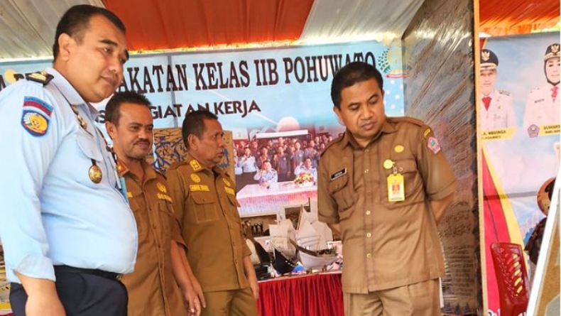 Karya Warga Binaan Pemasyarakatan Meriahkan Pameran di Pohuwato