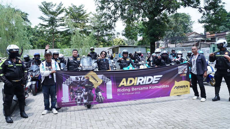 Ramaikan IIMS 2023, Adira Finance Gandeng Komunitas Otomotif Adakan Adiride dan Kongkowmotif