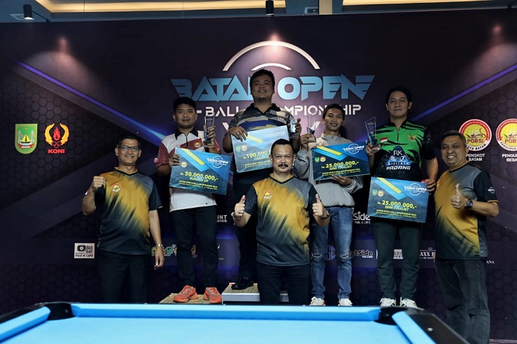 Rizky ESBE Juara Batam Open 9 Ball Championship 2023 usai Kalahkan Ponco Nemesis