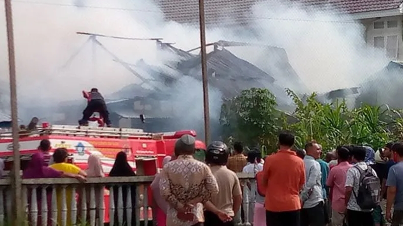Kebakaran di Aceh Selatan, 2 Rumah Ludes Dilalap Si Jago Merah