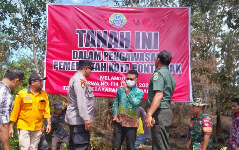 Cari Pembakar Lahan, Wali Kota Pontianak Siapkan Hadiah Rp25 Juta   