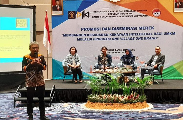 Kanwil Kemenkumham DIY Dorong UMKM Daftarkan Merek Produk yang Dihasilkan