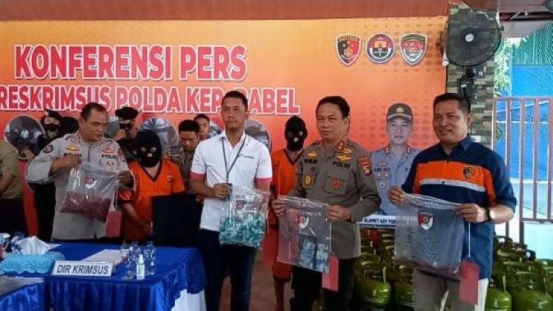Pindahkan Gas Subsidi ke Tabung Nonsubsidi, 2 Pengoplos Elpiji di Pangkalpinang Ditangkap