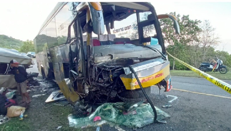Kecelakaan Maut di Sumbawa Barat Tewaskan 6 Orang, Sopir Bus Surabaya Indah Jadi Tersangka