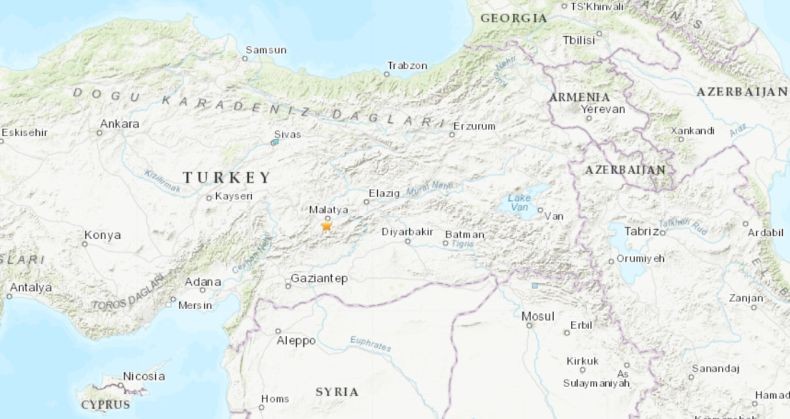 Turki Diguncang Gempa Magnitudo 5,6 