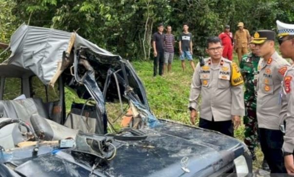  Kronologi Mobil Kijang Terbalik di Muara Enim Tewaskan 5 Orang, Sopir Diduga Hilang Kendali