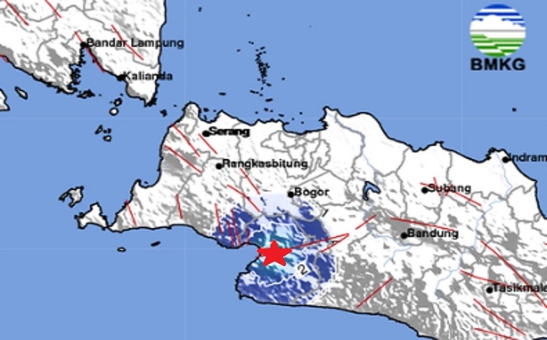 BMKG : Gempa Terkini M4,0 di Sukabumi Dipicu Aktivitas Sesar Cimandiri