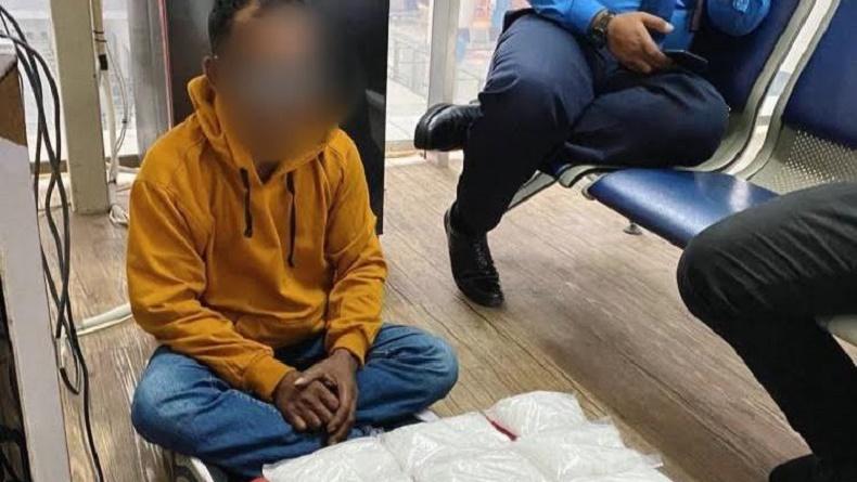Kurir 4 Kg Sabu Ditangkap di Bandara Kualanamu, 1 Rekannya Diburu