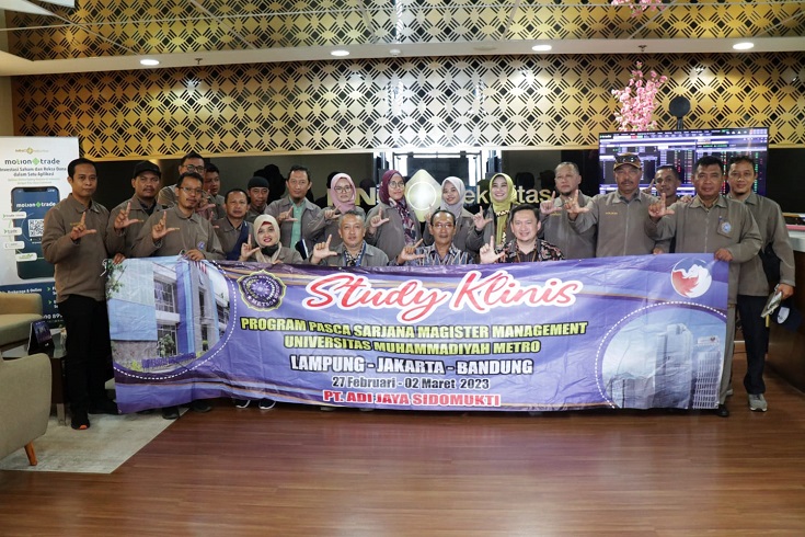 Dukung Literasi, MNC Sekuritas Terima Kunjungan Mahasiswa Pascasarjana Universitas Muhammadiyah Metro Lampung