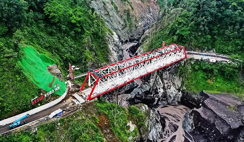 Jembatan Gladak Perak Lumajang Hampir Tuntas, Idul Fitri Bisa Dilalui 