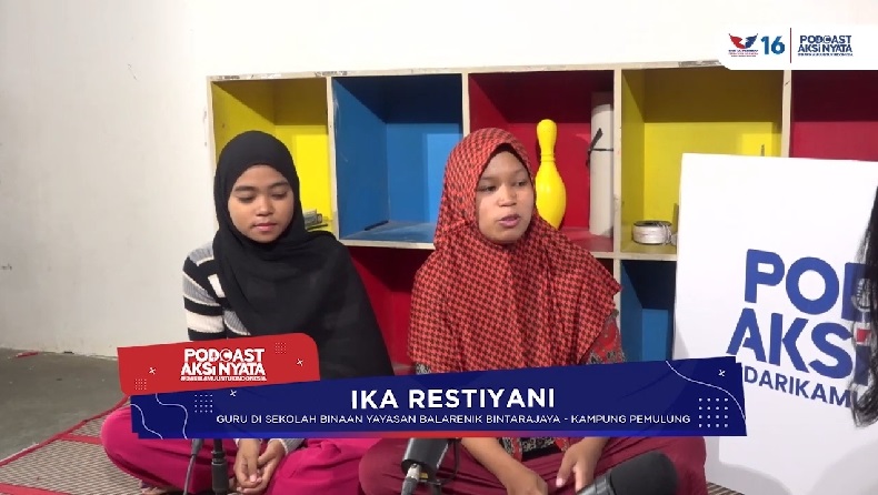 Podcast Partai Perindo:Ini Alasan Ika Restiyani Jadi Guru Volunteer di PAUD Balarenik Bintara Jaya