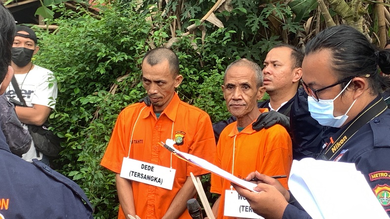 Wowon cs Jalani Rekonstruksi Kasus Pembunuhan Berantai di Cianjur Hari Ini