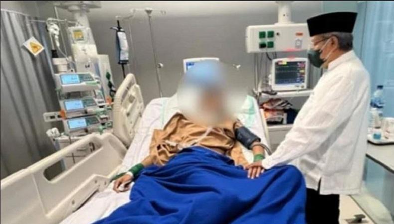 Kiai Said Aqil Jenguk David yang Dianiaya Mario : Saya Doakan Mudah-Mudahan Membaik