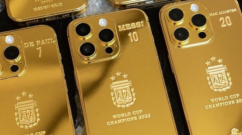 Rayakan Gelar Juara Piala Dunia 2022, Lionel Messi Pesan 35 iPhone Emas untuk Timnas Argentina