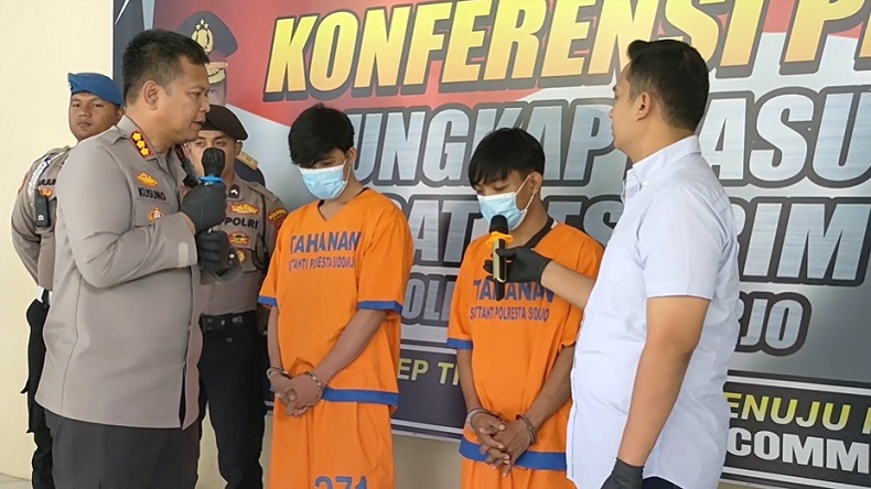 Tertangkap, 2 Pembunuh Perempuan yang Mayatnya Terikat di Sidoarjo Terancam Hukuman Mati