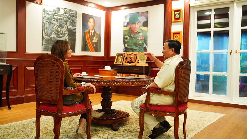 Momen Prabowo dan Najwa Shihab Diskusi tentang Negara dan Masa Depan