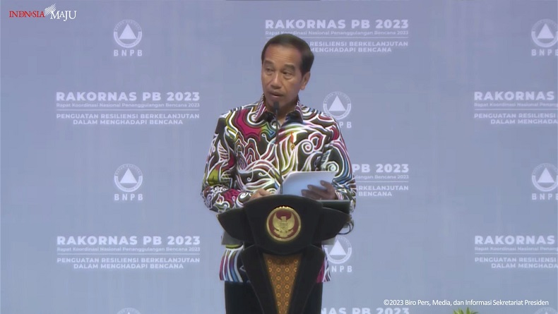 Presiden Jokowi: Peringatan Dini Bencana Sering Masih Terlambat