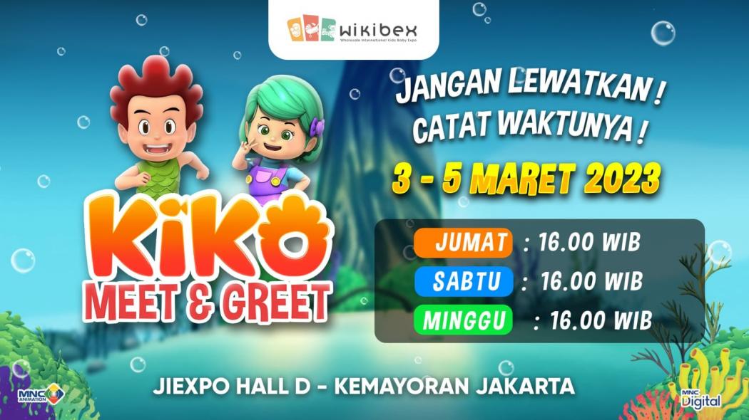 KIKO Hadir dalam Acara Wikibex di JIExpo Kemayoran pada 3-5 Maret