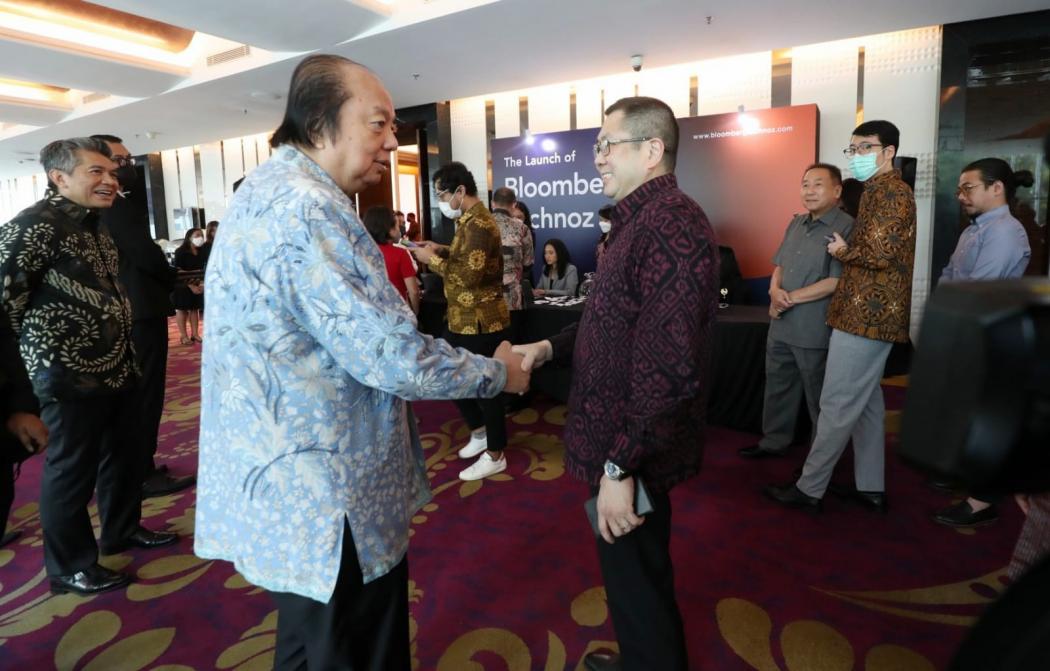 Executive Chairman MNC Group Hary Tanoe Hadiri Peluncuran Bloomberg Technoz