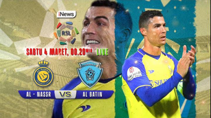 Cristiano Ronaldo Siap Borong Gol Lagi Dini Hari Nanti! Al-Nassr Vs Al Batin, Live iNews