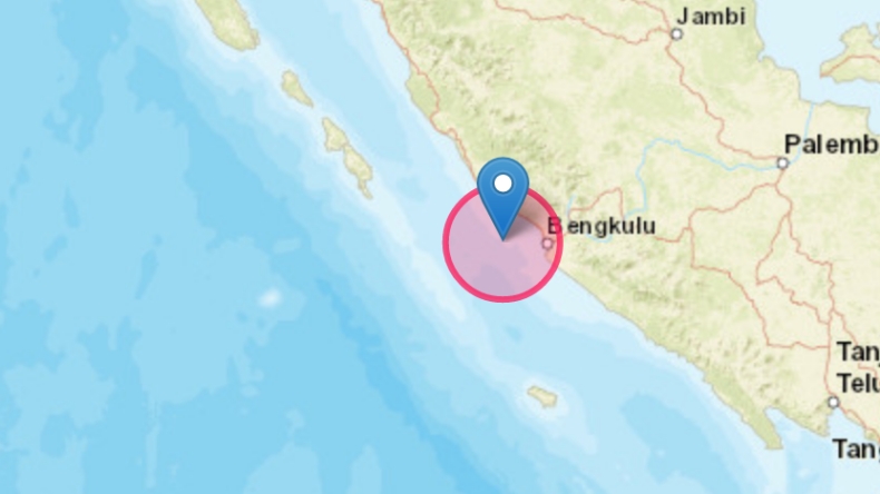Gempa Hari Ini Magnitudo 5,1 Guncang Bengkulu